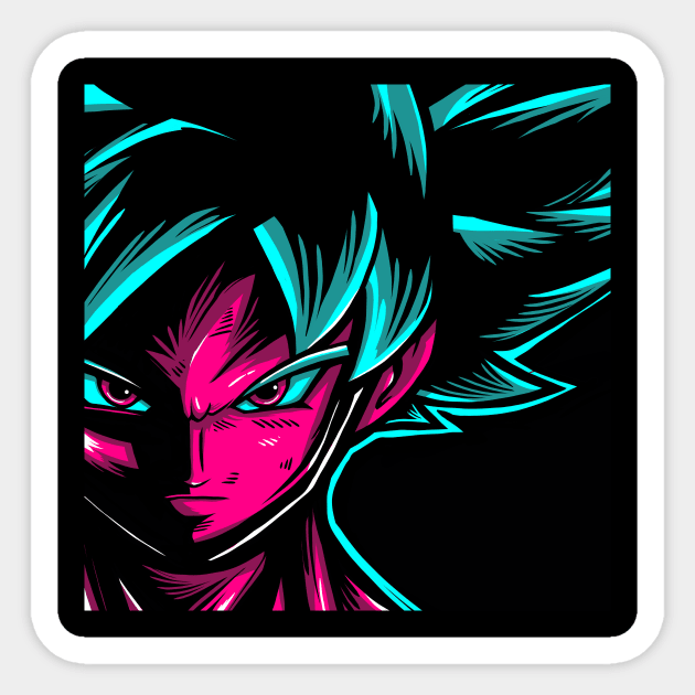 Son Goku Sticker by Luckyart11